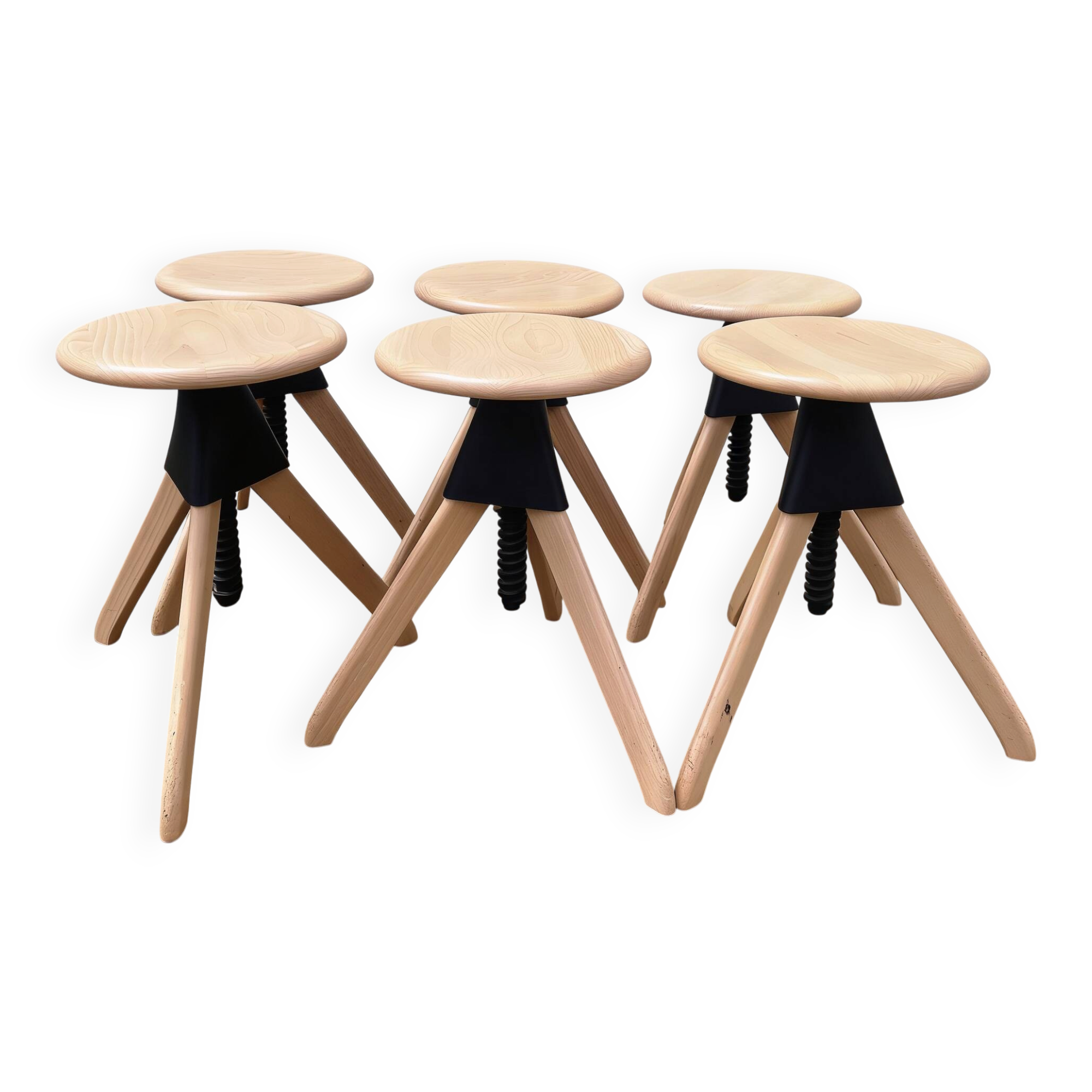 Suite de 6 tabourets The Wild Bunch, Magis