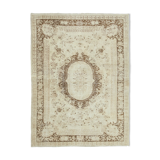 Handwoven Vintage Anatolian Beige Rug 214 cm x 286 cm - 25297