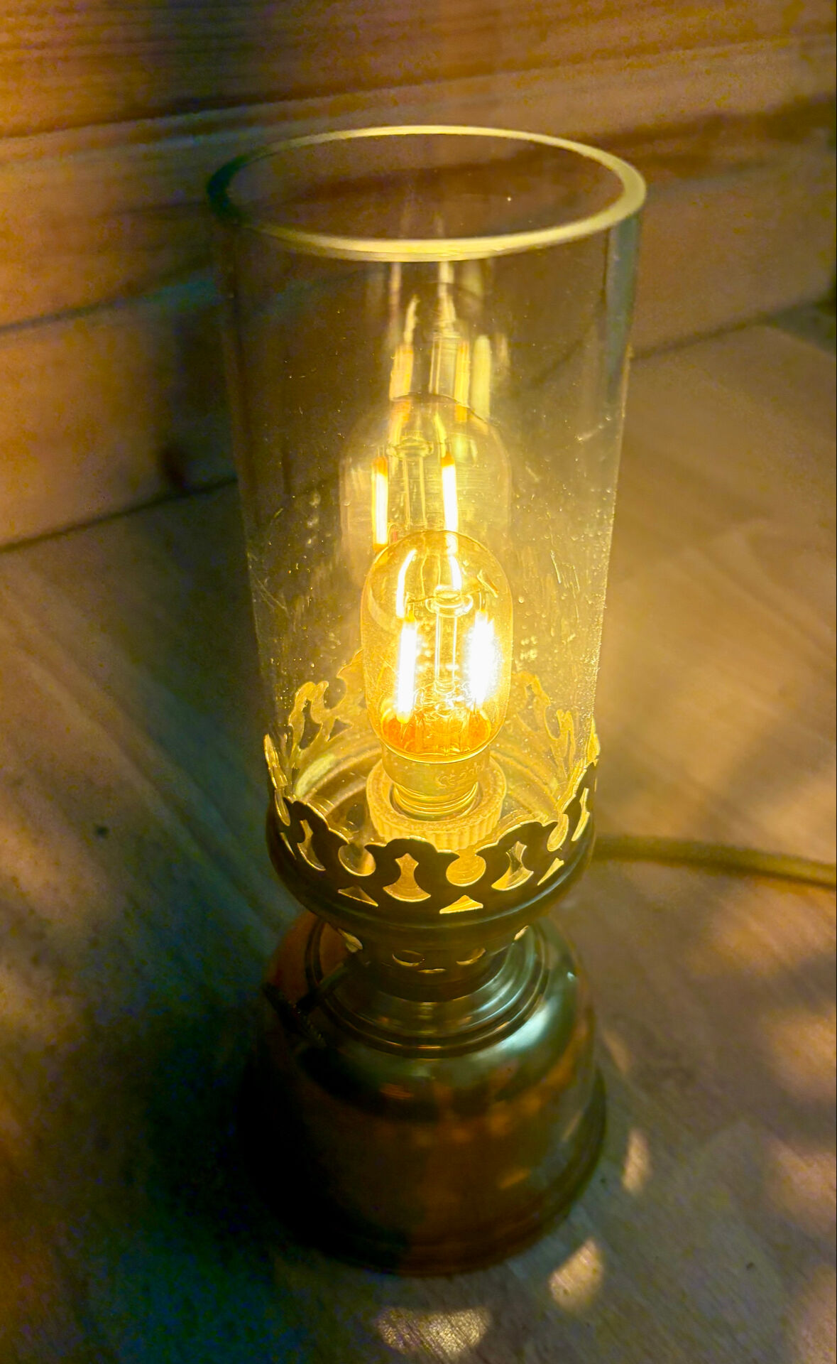 Electrified oil lamp
