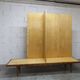 1960 Scandinavian wardrobe, atypical blond wood varnished, 4 doors 3