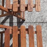 Foldable wooden chairs from the 50s