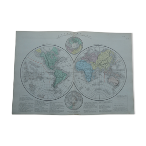 Mappemonde planisphère - datant