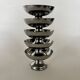 Lot de 5 coupelles en inox