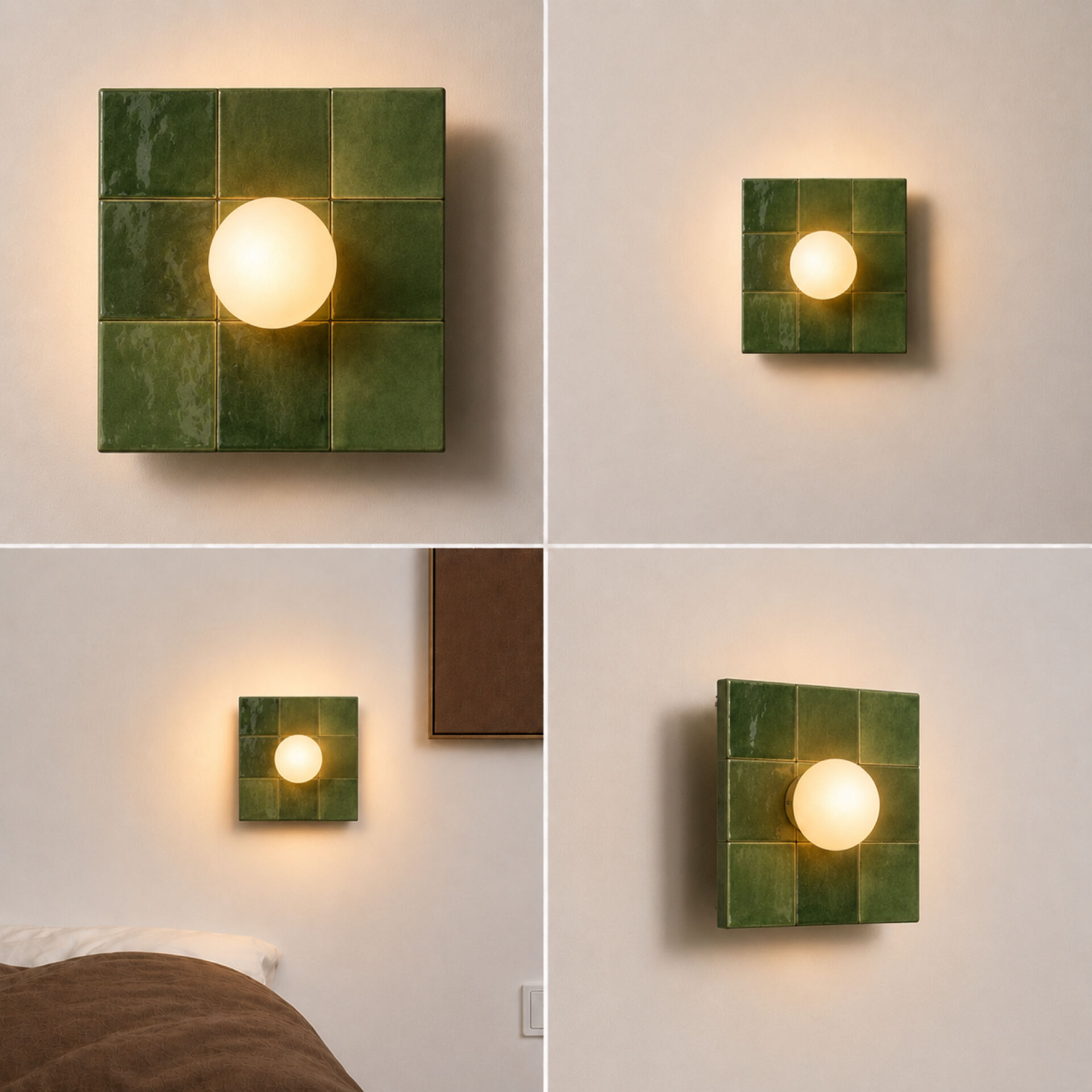 Applique en céramique zellige
