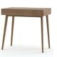 Console minimaliste en chêne avec tiroir