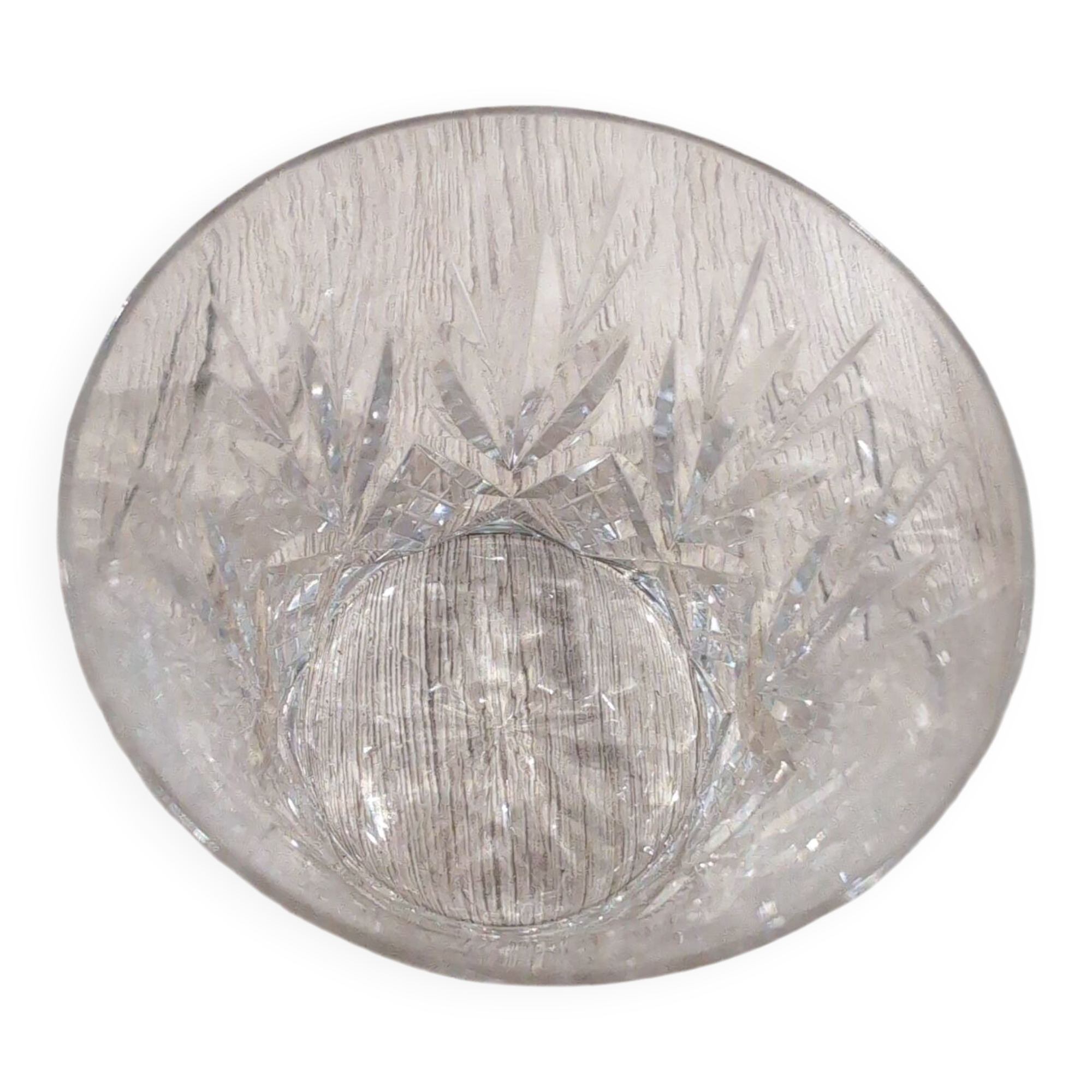Lot 4 Verres a Whisky Cristal Taille Diamant Gobelets Old Fashioned