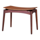 Teak stool by Sigfred Omann for Ølholm Møbelfabrik, Denmark, 1950s