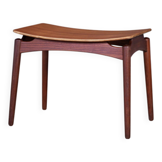 Teak stool by Sigfred Omann for Ølholm Møbelfabrik, Denmark, 1950s