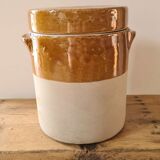 Old sandstone grease pot