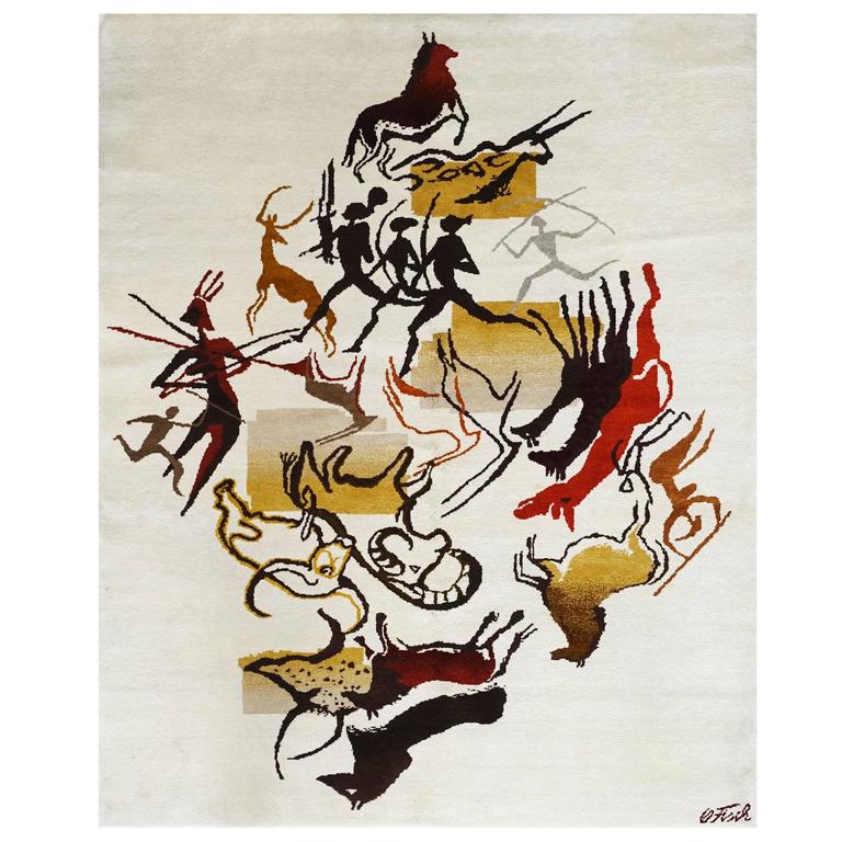 Olga Fisch, Carpet of the Caverna series, circa 1950 243 X 183 cm