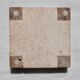 Travertine smoker's set, lighter and ashtray