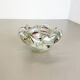 Murano Glass 1,1kg "FLORAL" Bowl Element Shell Ashtray Murano, Italy 1970s