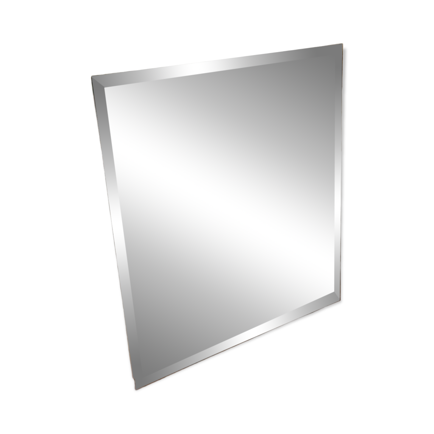 Large bevelled mirror