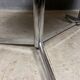 Vintage Dining Table Oval Chrome Solid Oak