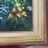 Old Oil Painting Frame Gold Provence Mediterranean Italy