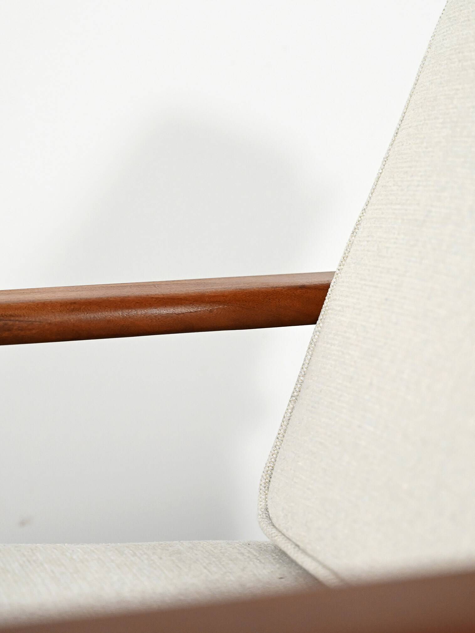 Pair of Danish teak armchairs