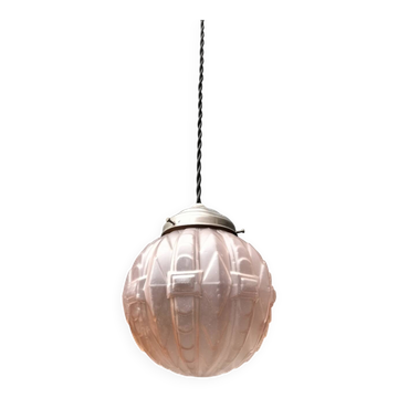 Suspension en verre art deco