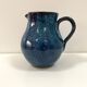 Pichet vase en grès bleu des Manufactures Normand
