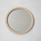 Small mid-century round polyester mirror, The Netherlands 1960's