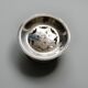 COQUILLOR SILVER-PLATED BUTTER MOLD, 1950s
