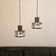 Pair of Midcentury Pendants in style of Jo Hammerborg, Denmark, 1970s