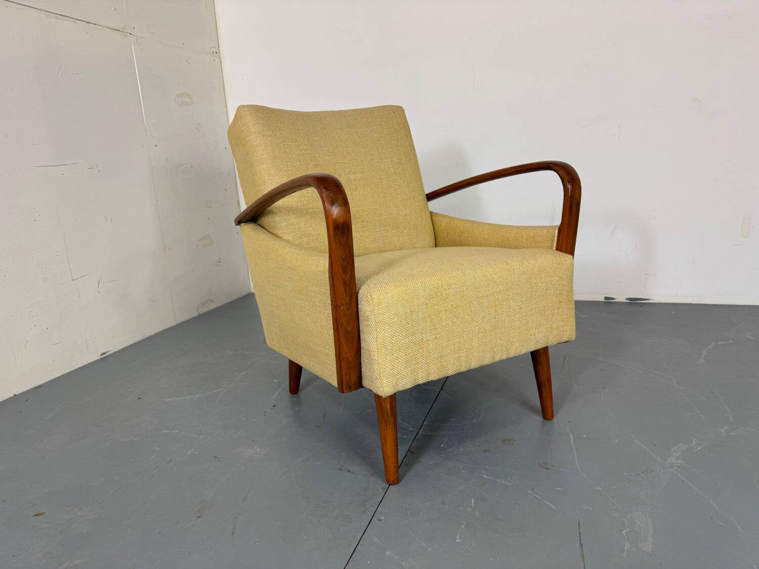 Fauteuil de salon moderniste du milieu du siècle, années 1950