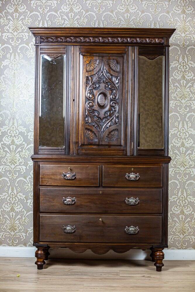 Scandinavian Walnut Buffet, 1930s