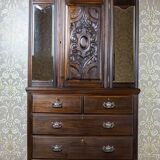 Scandinavian Walnut Buffet, 1930s