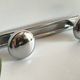 Vintage chrome metal coat stand