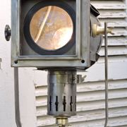 Cinema projector, Clémançon theater on its original foot.