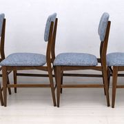 Six of Edmondo Palutari for Dassi Mid-Century Italian Teak Dining Chairs,50