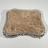 Louis XV salon in white and gold with tufting - Handmade in beech wood.