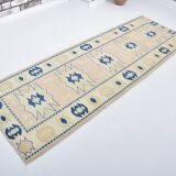 Vintage Anatolian Oushak Runner sku 3316