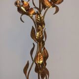 Gold-plated tree floor lamp by Hans Kögl, 1970s