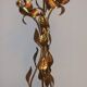 Gold-plated tree floor lamp by Hans Kögl, 1970s