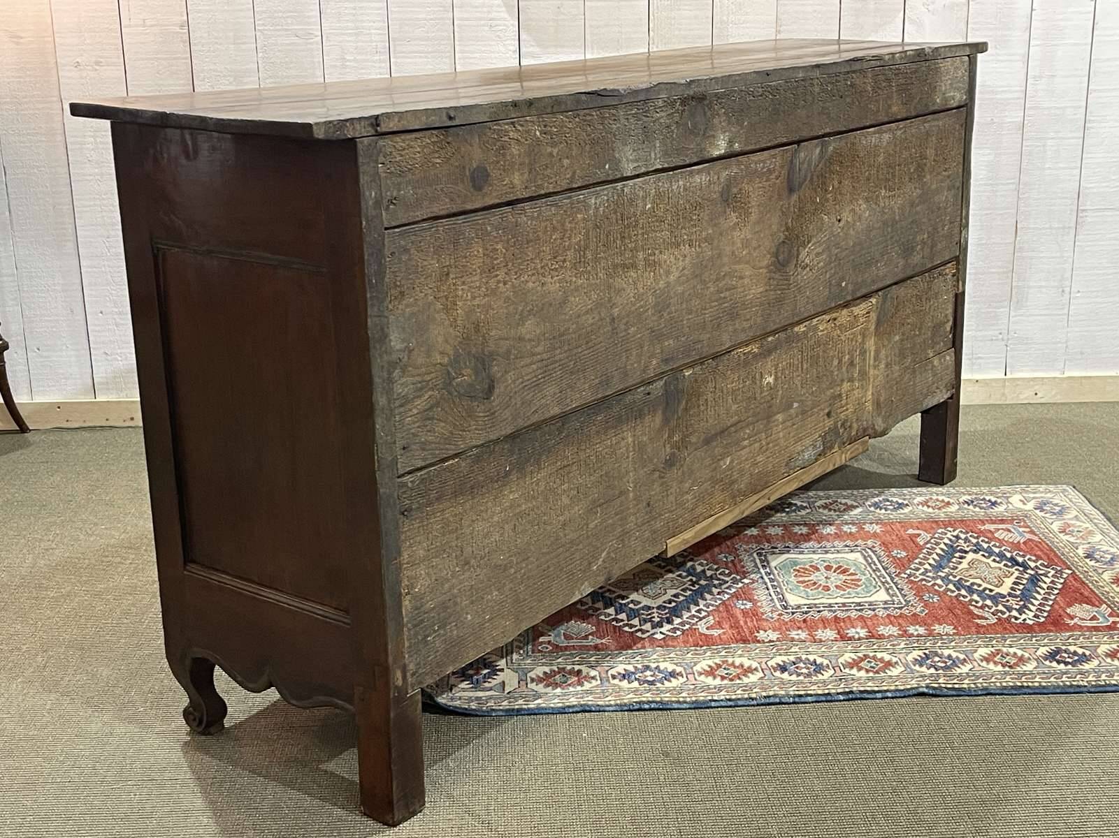 18th century Louis XV 3-door cherrywood sideboard