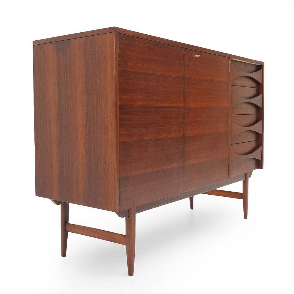 Mahogany sideboard with drawers, 1950s