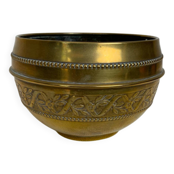 Brass plant pot