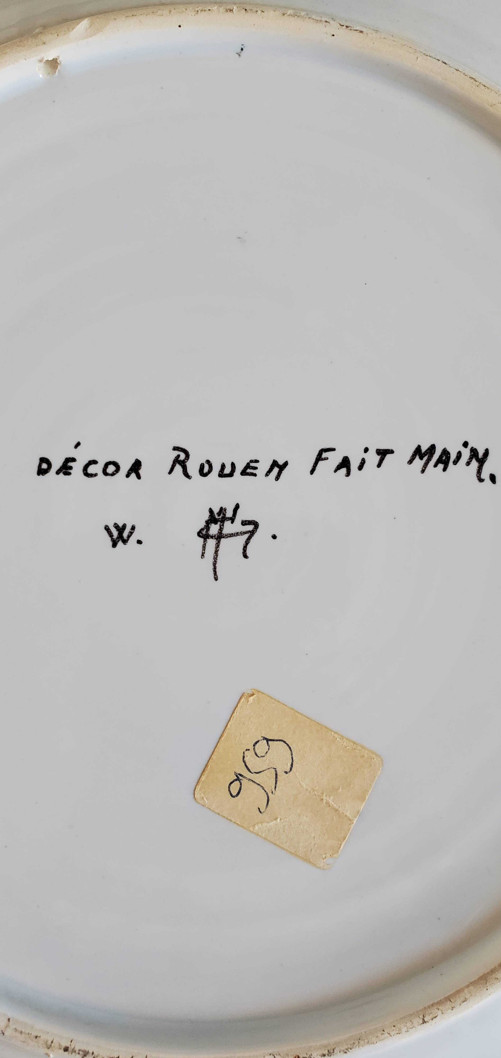 Rouen W Decor Plate