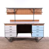 Vintage metal workbench
