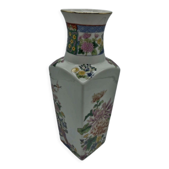 Japanese porcelain cherry blossom vase