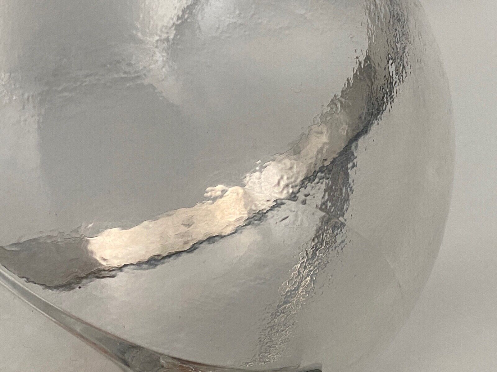 Ice bucket silver metal crystal block 1970