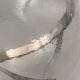 Ice bucket silver metal crystal block 1970