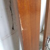 vintage wooden wall coat rack / 8 suspension pointsvintage