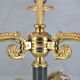 Solid bronze hot water bottle lamp empire style "Lucien Gau"