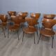 8 Arne Jacobsen Series 7 chairs