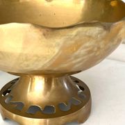 Brass Punch Bowl Set with 12 Cups, Ladle – French Vintage Mid-Century