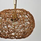 Vintage rattan pendant lamp