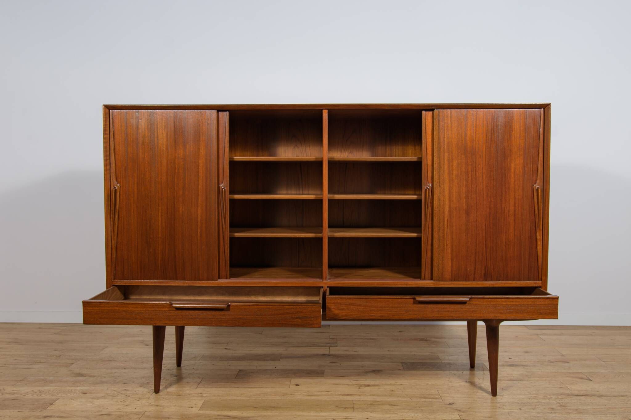 Mid-Century Teak Sideboard Model 13 by G. Omann for Omann Jun, Denmark, 1960s