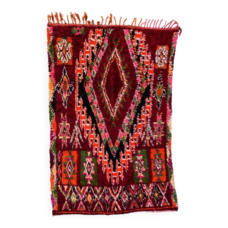 Colorful boujad Moroccan rug - 165 x 260 cm